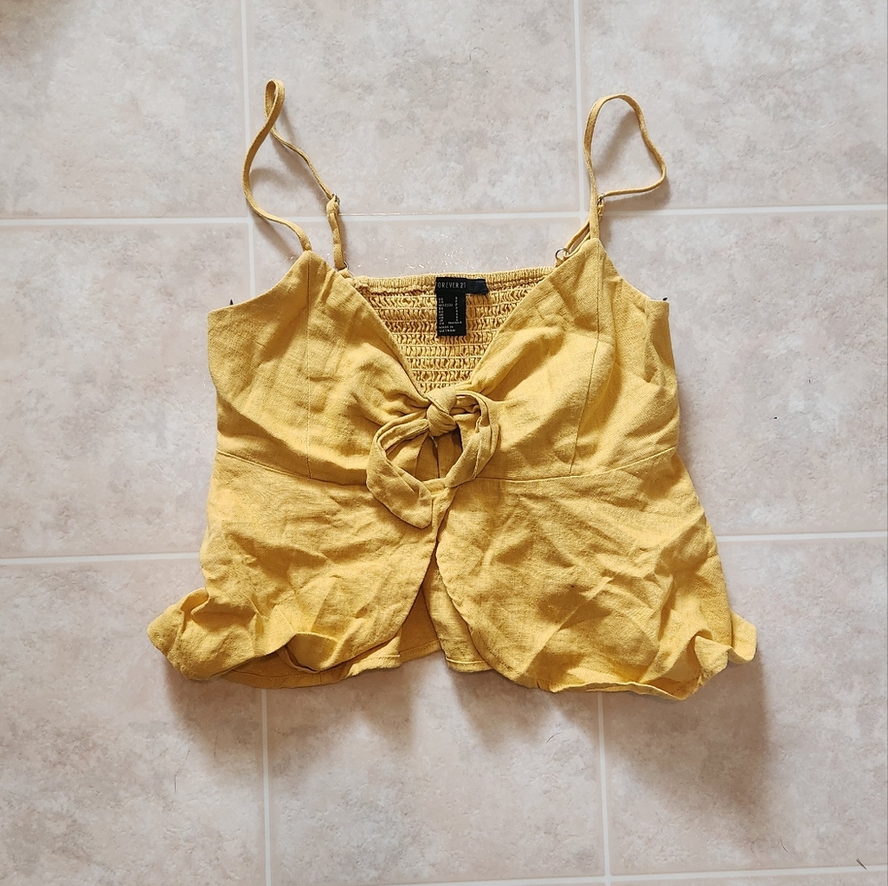 Forever 21 | Front Tie Crop Top